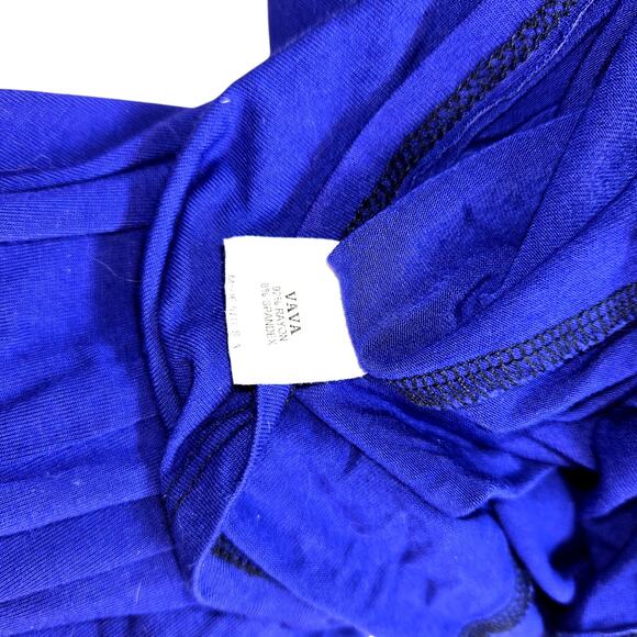 Re Va Va Medium M Blue Women's Jumpsuit Romper Pantsuit Miss Size 8 10 - Picture 3 of 7